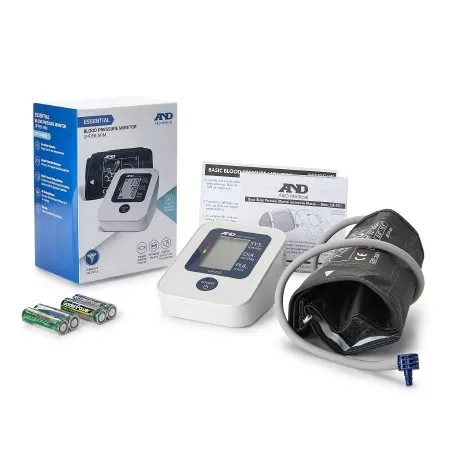 A&d Medical - UA651 - Deluxe Upper Arm Blood Pressure Monitor with Wide Range Cuff