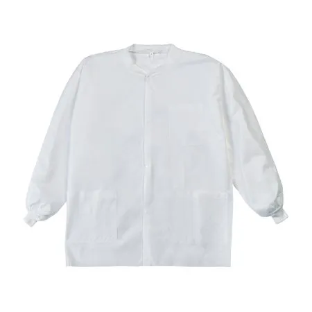 Graham Medical - 85186 - Labmates Jacket, 3 Pocket, X Large, Nonwoven, White, 50/cs