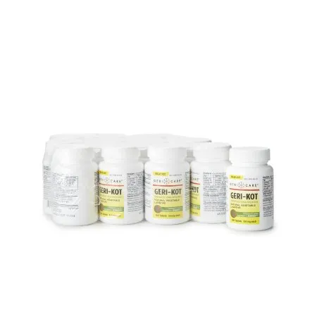 Geri-Care - Geri-Care Geri-Kot - 451-20-GCP - Stool Softener Geri-Care Geri-Kot Tablet 200 per Bottle 8.6 mg Strength Sennosides