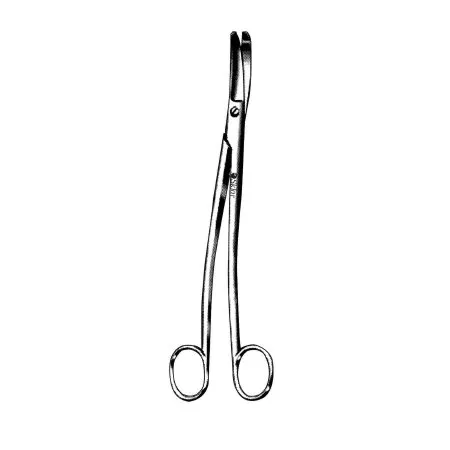 Sklar - 90-1289 - Abdominal Scissors Sklar Siebold 9-1/2 Inch Length Or Grade Stainless Steel Nonsterile Finger Ring Handle S-curved Blades