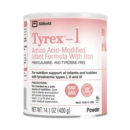Abbott - 67062 - Nutrition Tyrex 1 Unflavored Powder, 14.1 oz. Can