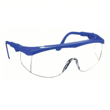 Pyramex - Integra - SN410S - Protective Glasses Integra Adjustable Temple Anti-scratch Coating Clear Tint Polycarbonate Lens Blue Frame Over Ear One Size Fits Most