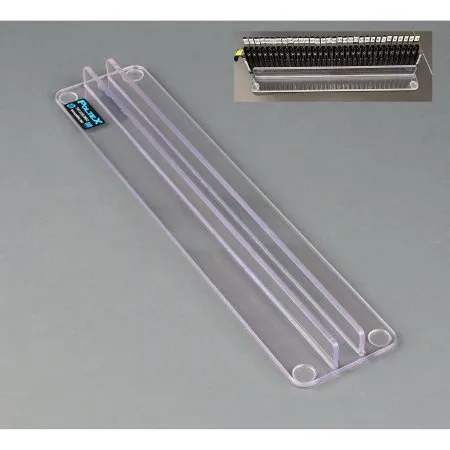 Poltex - SMPSTABHAM1 - Sample Tube Strip Stabilizer Tube Strip Tray Stabilizer Clear 4 1/4 X 19 Inch