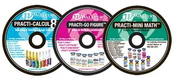 Wallcur - MMP300 - Instructional CD Pack Wallcur Practi-Math Module 3-Pack