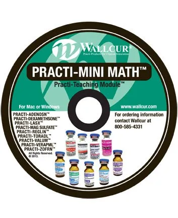 Wallcur - MMV4000 - Instructional CD Wallcur Practi-Mini Math Module