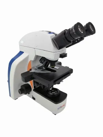 Laxco - Med-Scope Med6-MC1 - MED6-MC1 - Med-Scope Med6-MC1 Advanced Microbiology Compound Microscope Trinocular Head Infinity Corrected Plan 10X / 40X / 100X External DC Auto Switching Power Supply / 110 to 240V Coaxial X / Y Mechanical Stage with Adjusta