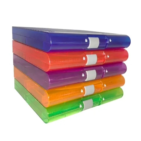 Heathrow Scientific - Premium Plus - 120593 - Slide Storage Box Premium Plus 1-1/3 X 7-3/4 X 8-1/5 Inch Assorted Colors Abs / Polypropylene 100 Slide Capacity