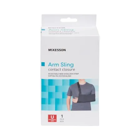 McKesson - 155-79-84300 - Arm Sling McKesson Hook and Loop Closure One Size Fits Most