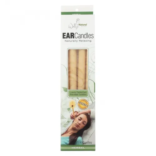 Wally's - 115964 - Ear Candles Herbal Beeswax - 4 Candles