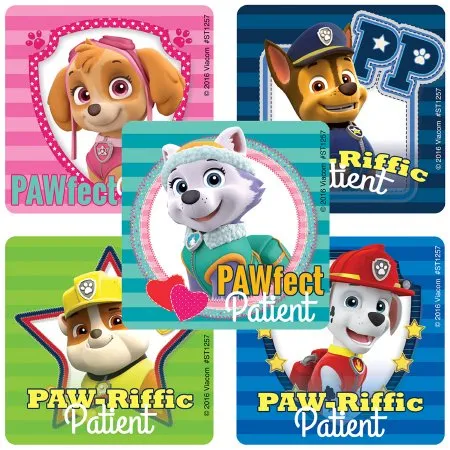 SmileMakers - ST1257R - Smilemakers 100 Per Roll Paw Patrol Sticker 2-1/2 Inch