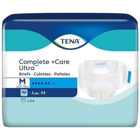 Essity Health & Medical Solutions - From: 69962 To: 69982 - Essity TENA Complete + Care Ultra Unisex Adult Incontinence Brief TENA Complete + Care Ultra Medium Disposable Moderate Absorbency