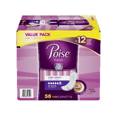 Kimberly Clark - From: 48288 To: 48313  Poise MicrolinersBladder Control Pad Poise Microliners 6.9 Inch Length Light Absorbency Sodium Polyacrylate Core One Size Fits Most