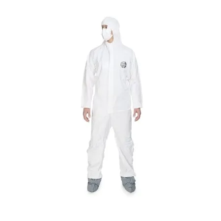 Dupont Specialty Products USA - NB122SWHXL002500 - COVERALL, HOOD PROSHIELD 50 SOCK/BOOT DISP WHT XLG (25/CS)