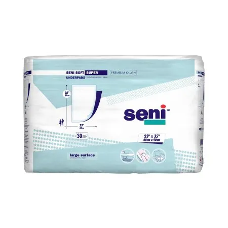 TZMO - Seni Soft Super Dry - S-0330-UD1 -  Disposable Underpad  23 X 35 Inch Cellulose Pulp / Super Absorbent Polymer Heavy Absorbency