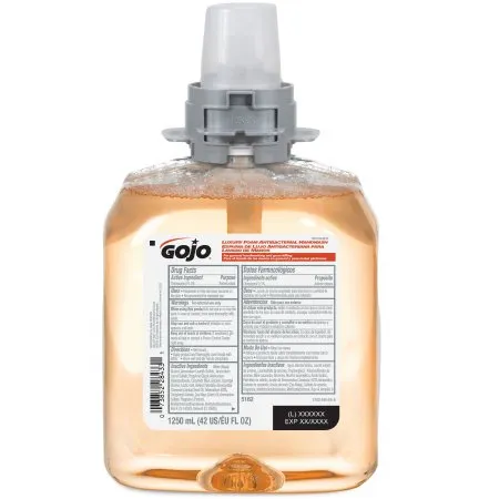 Gojo Industries - GOJO - 5162-04 -  Antibacterial Soap  Foaming 1 250 mL Dispenser Refill Bottle Fruit Scent