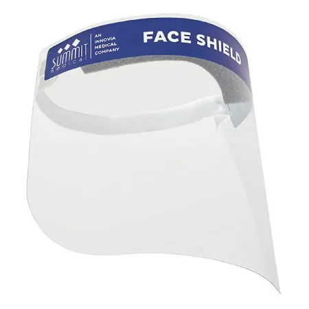 Summit Medical - CM-5001 - Wraparound Face Shield One Size Fits Most Full Length Anti-fog Disposable NonSterile