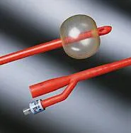 Bard - 0149RL - Foley Catheter Bardex Lubricath 2-way / Specialty / Ainsworth Model Whistle Tip 30 Cc Balloon 24 Fr. Red Rubber