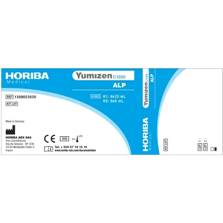 Horiba - Yumizen C1200 - 1300023830 - General Chemistry Reagent Yumizen C1200 Alkaline Phosphatase (alp) For Yumizen C1200 Clinical Chemistry Analyzer 6 X 220 Tests