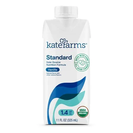 Kate Farms - 811112030430 - Kate Farms Standard Formula 1.4 Vanilla 455 Calories (325 Ml)
