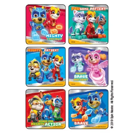 Medibadge - Kids Love Stickers - M2232P - Kids Love Stickers 75 Per Pack Paw Patrol Sticker 2-1/2 Inch