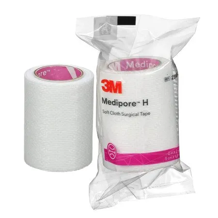 3M - From: 2860S-2 To: 2860S-6 - Cloth Surgical Tape, 2" x 2 yds, Individually Packaged, Single Patient Use Rolls, 48 rl/bg 1 bg/cs (Continental US+HI Only)