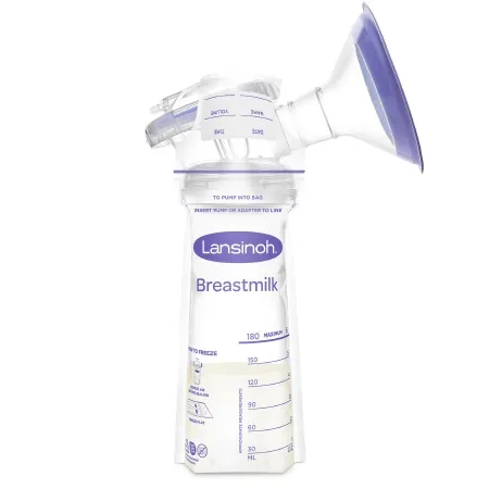 Emerson Healthcare - Lansinoh - 20462 -  Breast Milk Storage Bag  6 oz. Plastic