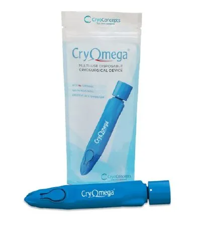 CryoConcepts - 160-2003 - CryOmega Single Pack, Contains: (1) Standard Pens with 16g of Nitrous Oxide Spray, (1) Instructions for Use (US Only) (Item is considered HAZMAT and cannot ship via Air or to AK, GU, HI, PR, VI)