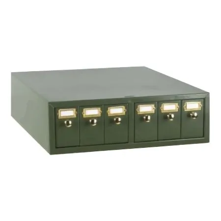 McKesson - 177-513500G - Slide Storage Cabinet McKesson Metal 6 Dual Slotted Drawers
