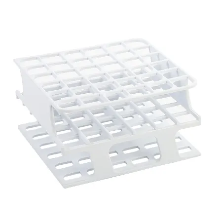 Heathrow Scientific - OneRack - HS27501A - Half Size Test Tube Rack Onerack 36 Place 5 To 10 Ml Tube Size White 59 X 104 X 104 Mm