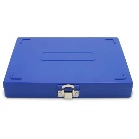 Heathrow Scientific - HS15994A - Slide Storage Box 34 X 175 X 208 Mm Blue Abs Plastic / Cork 100 Slide Capacity