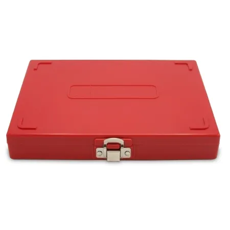 Heathrow Scientific - HS15994P - Slide Storage Box 34 X 175 X 208 Mm Red Abs Plastic / Foam 100 Slide Capacity