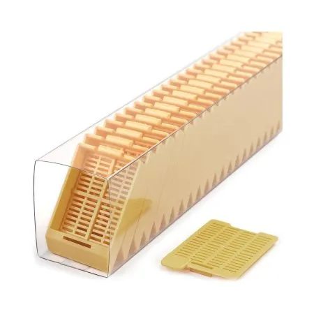Simport Scientific - M517-7SL - Swingsette Tissue Cassette Quickload Sleeve 45 Angle Acetal Peach Bulk 750-cs