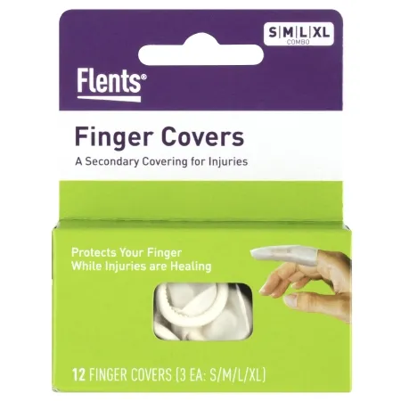 Apothecary - Flents - 69626 - Finger Cot Flents Assorted Sizes Powder Free Non Sterile