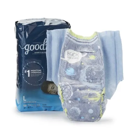 Kimberly Clark - Goodnites - From: 53362 To: 53636 -  Male Youth Absorbent Underwear GoodNites Pull On with Tear Away Seams Size 5 / Large Disposable Heavy Absorbency