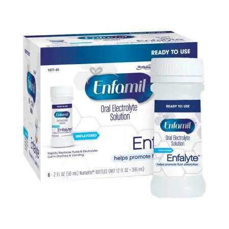 Mead Johnson - 167101 - Enfamil Enfalyte Oral Electrolyte Solution Enfamil Enfalyte 2 oz. Bottle Liquid Electrolyte