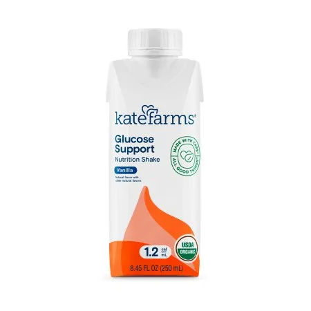 Kate Farms - 811112030676 - Glucose Support 1.2, Vanilla, 8.45 Fl Oz
