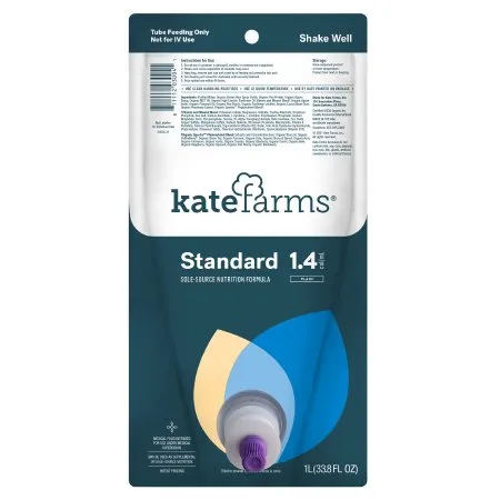 Kate Farms - 811112030058 - Standard 1 4 Plain Closed System Ready to Hang 1000 mL