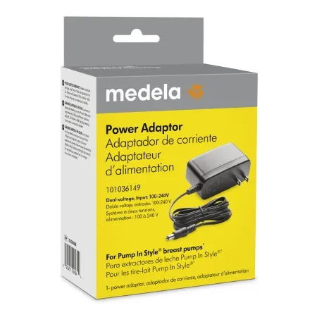 Medela - From: 101040484 To: 101041267 - Pump In Style with MaxFlow Breast Pump Power Adapter Pump In Style with MaxFlow For Pump In Style with MaxFlow Breast Pumps