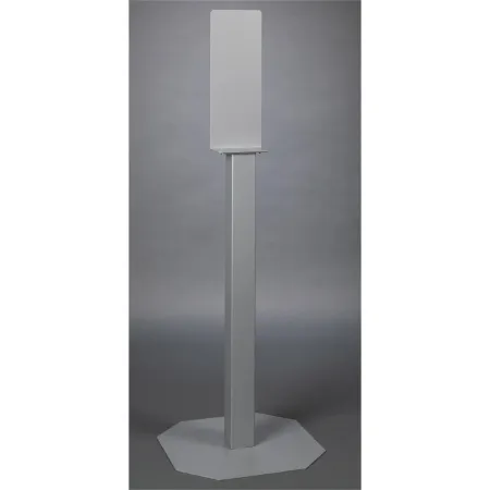 Poltex - TFSTAND-3STL - Touch Free Hand Sanitizer Stand Poltex Floor Standing Clear 17 X 6-1/2 Inch Powder Coated Steel