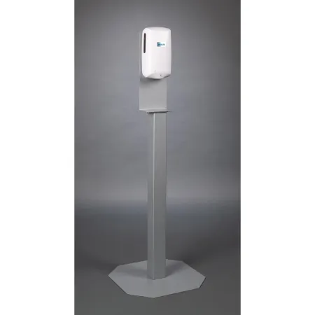 Poltex - TFSTAND-3STL-TF - Touch Free Hand Sanitizer Poltex Floor Standing Clear 17 X 6-1/2 Inch Powder Coated Steel