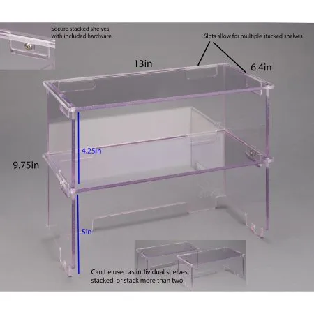 Poltex - Stack It - STAKIT-CASE2 - Lab Bench Shelf Stack It