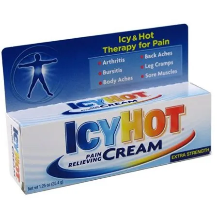 Chattem - Icy Hot - 04116700883 - Topical Pain Relief Icy Hot 10% - 30% Strength Menthol / Methyl Salicylate Cream 1.25 oz.