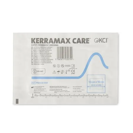 3M - KerraMax Care - PRD500-050 -  Super Absorbent Dressing  4 X 4 Inch Square
