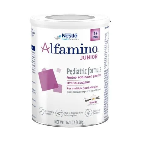 Nestle Healthcare Nutrition - 1328710607 - Alfamino Junior, Vanilla Powder, 14.1 oz