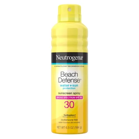 J & J Sales - Neutrogena Beach DefenseWater + Sun Protection - 08680087273 - Sunscreen Neutrogena Beach Defensewater + Sun Protection Spf 30 Liquid 6.5 Oz. Can