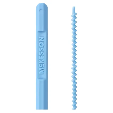 McKesson - MC-300 - Enteral Feeding Tube Declogger Mckesson Blue, 14-16 Fr., 39.5 Cm