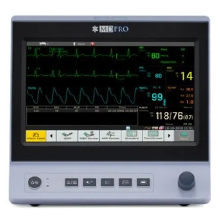 EdanUSA & MDPro - MDPro 5500 - MDPRO5500-G2 - Patient Monitor With Co2 Mdpro 5500 Gas And Monitor Vitals Type 3/5 Lead Ecg, Nibp, Pulse Rate, Spo2, Temperature Ac Power / Battery Operated