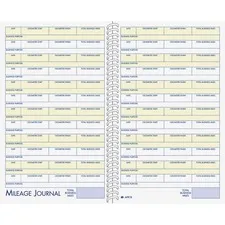 Cardinalbr - ABFAFR12 - Vehicle Mileage And Expense Book, 5 1/4 X 8 1/2, 49 Forms, 63 Pages