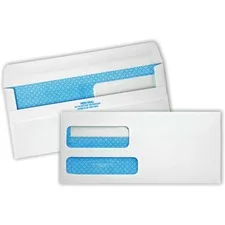 Qualitypk - From: QUA24529 To: QUA24559 - Double Window Redi-Seal Security-Tinted Envelope