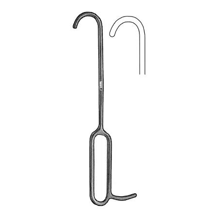 Sklar - 40-6854 - Bone Hook Sklar Lambotte 10-1/2 Inch Length Stainless Steel Nonsterile Reusable